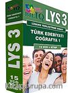 BİL IQ LYS 3 Türkçe-Çoğrafya 24 VCD + Kitap