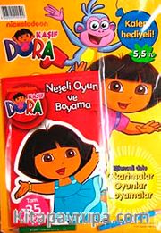 Dora-Kaşif Neşeli Oyun ve Boyama
