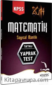 2014 KPSS Matematik Sayısal Mantık Tırtıklı Yaprak Test