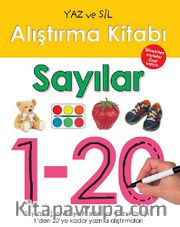 Sayılar 1-20 / Yaz ve Sil Alıştırma Kitabı