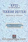 2014 KPSS Eğitim Bilimleri Tekrar Defteri Öğretim İlke ve Yöntemleri