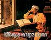Kur'an Okuyan Adam / Osman Hamdi Bey (OHB 006-60x75) (Çerçevesiz)