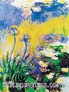 Les Agapanthes / Claude Monet (MCL 00-30x40) (Çerçevesiz)