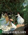Bahçede Kadınlar / Claude Monet (MCL 035-30x35) (Çerçevesiz)