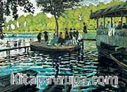 La Granouillere / Claude Monet (MCL 051-50x70) (Çerçevesiz)