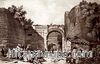 Bursa-İznik'te Lefke Kapısı / Charles Texier (GRV 090-50x80) (Çerçevesiz)