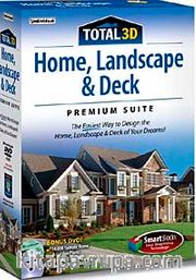 Total 3D Home Design, Landscape, Deck 12 Dlx