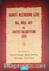 Hanefi Mezhebine göre Mal-Mülk-Akit ve ehliyet Nazariyesine Giriş