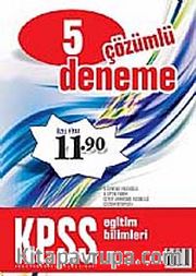 KPSS Eğitim Bilimleri 5 Çözümlü Deneme