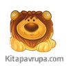 Aslan / Sevimli Hayvanlar Çıkartmalı Boyama