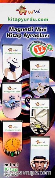 Magnetli Mini Kitap Ayraçları / Gerçek Üstü Temalı