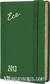 2013 Ece Ajanda - Muhtıra Serisi 1DL Cep (Ürün Kod:1) Yeşil