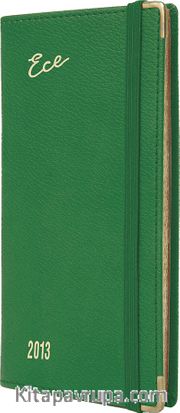2013 Ece Ajanda - Muhtıra Serisi 4DL Cep (Ürün Kod:4) Yeşil