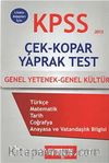 2013 KPSS Çek-Kopar Yaprak Test Genel Yetenek-Genel Kültür