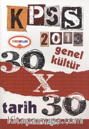 2013 KPSS Genel Kültür 30x30 Tarih Deneme
