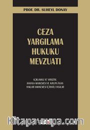 Ceza Yargılama Hukuku Mevzuatı