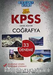 2011 KPSS Genel Kültür Coğrafya 33 Deneme