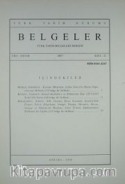 Belgeler Dergisi Sayı 32