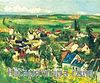Auvers'den Görünüm / Paul Cezanne (CPA 004-60x75) (Çerçevesiz)