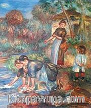 Çamaşırcı Kadınlar / Pierre Auguste Renoir (RPA 007-60x75) (Çerçevesiz)
