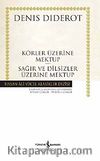 Körler Üzerine Mektup - Sağır ve Dilsizler Üzerine Mektup (Karton Kapak)