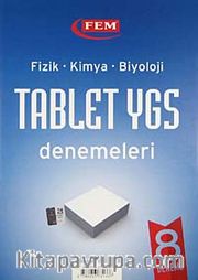Fizik-Kimya-Biyoloji Tablet YGS Denemeleri 8 Deneme