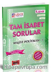 Tam İsabet Sorular Maliye Politikası-1 4. Sınıf 7. Yarıyıl