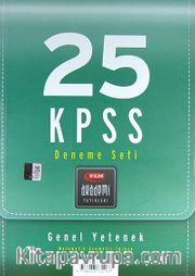 25 KPSS Deneme Seti Genel Yetenek / Matematik-Geometri-Türkçe