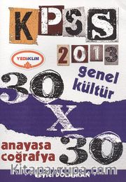 2013 KPSS Genel Kültür 30x30 Anayasa Coğrafya Deneme