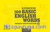 100 Basic English Words -1 (İngilizce Sözcük Kartları)