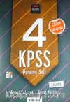 4 KPSS Deneme Seti Lisans /  Genel Yetenek - Genel Kültür (Çözüm Kitapçıklı)