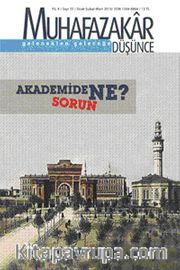 Muhafazakar Düşünce <br /> Akademide Sorun Ne?sayı 35