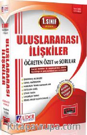 1. Sınıf 1. Yarıyıl Güz Dönemi Uluslararası İlişkiler Öğreten Özet ve Sorular (Kod:AF-111-ULS)