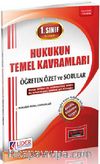 1. Sınıf 1. Yarıyıl Güz Dönemi Hukukun Temel Kavramları Öğreten Özet ve Sorular (Kod:AF-111-HTK)