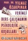 Verimli Ders Çalışmanın Psikolojik Koşulları