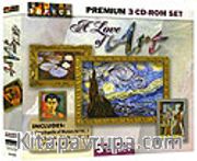 A love of ART - 3 CD Rom SET / En Ünlü Resim Sanatçılarının Başyapıtları Kod:CS-078<br />