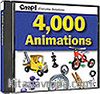 4,000 Animations / 4,000 Hareketli Animasyonlar Kod:CS-234&