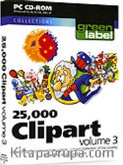 25,000 Clipart VOL 3 Green Label / 25.000 Clipart Şekil ve Resim III Kod:GS.02235<br />