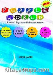 Puzzle World <br /> Resimli İngilizce Bulmaca Kitabı