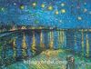 Ren Üzerinde Yıldızlı Gece / Vincent Van Gogh (VGV 012-30x40) (Çerçevesiz)