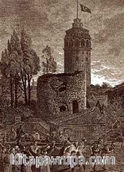 Galata Kulesi / William Henry Barrlett (GRV 062-35x50) (Çerçevesiz)