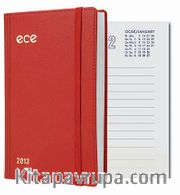 2013 Ece Ajanda - Akçay (Ürün Kodu:9)  Kırmızı