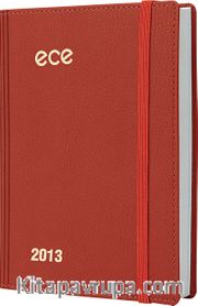 2013 Ece Ajanda - Fethiye (Ürün Kodu: 11) Kırmızı