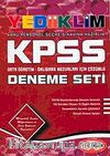 KPSS Deneme Seti / Orta Öğretim Önlisans Mezunları İçin Çözümlü