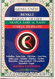 İngilizce Gramer Arapça Sarf ve Nahiv Türkçe Dilbilgisi (Genel Ünite)