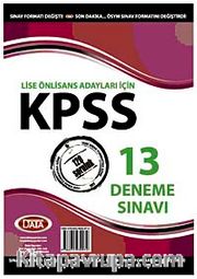 KPSS 13 Deneme Sınavı Lise Önlisans Adayları İçin