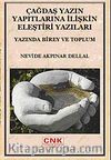 Çağdaş Yazın Yapıtlarına İlişkin Eleştiri Yazıları