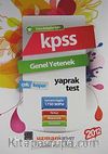 KPSS 2012 Genel Yetenek Yaprak Testleri