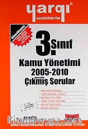 AÖF 3. Sınıf Kamu Yönetimi 2005-2010 Çıkmış Sorular