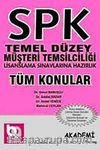 SPK Temel Düzey Müşteri Temsilciliği Tüm Konular